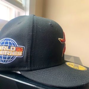 Pink Brim World Series 05 Fit Cap